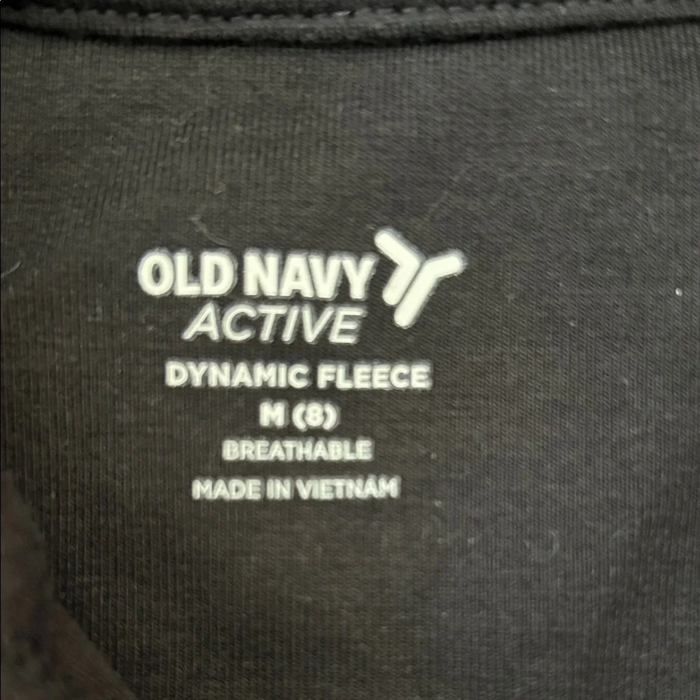 Old Navy Active Black Fleece Hoodie